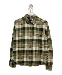Patagonia（パタゴニア）の古着「ライトウェイトフィヨルドフランネルシャツ」｜グリーン