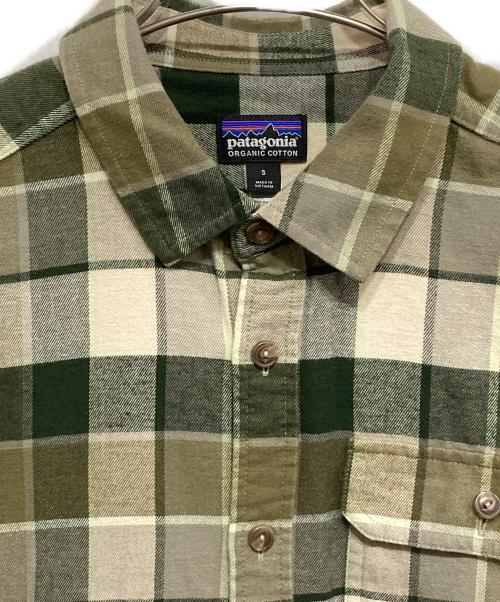 Patagonia（パタゴニア）Patagonia (パタゴニア) ライトウェイトフィヨルドフランネルシャツ グリーン サイズ:Sの古着・服飾アイテム