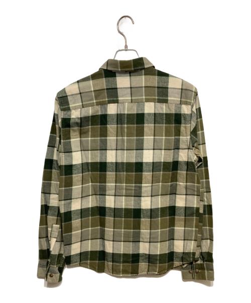 Patagonia（パタゴニア）Patagonia (パタゴニア) ライトウェイトフィヨルドフランネルシャツ グリーン サイズ:Sの古着・服飾アイテム