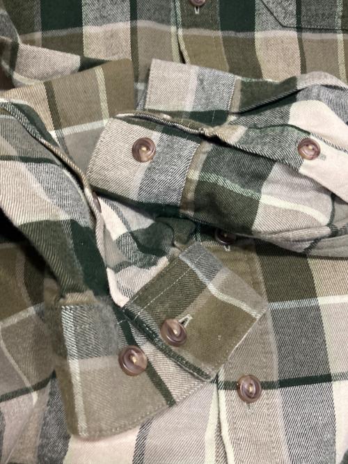 Patagonia（パタゴニア）Patagonia (パタゴニア) ライトウェイトフィヨルドフランネルシャツ グリーン サイズ:Sの古着・服飾アイテム