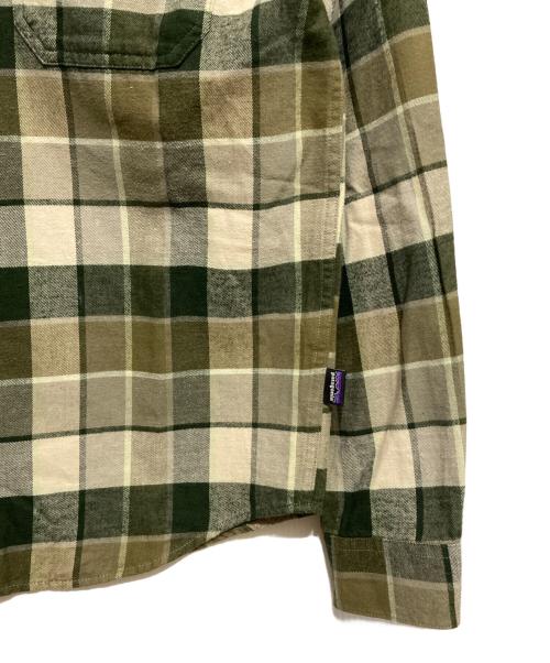 Patagonia（パタゴニア）Patagonia (パタゴニア) ライトウェイトフィヨルドフランネルシャツ グリーン サイズ:Sの古着・服飾アイテム