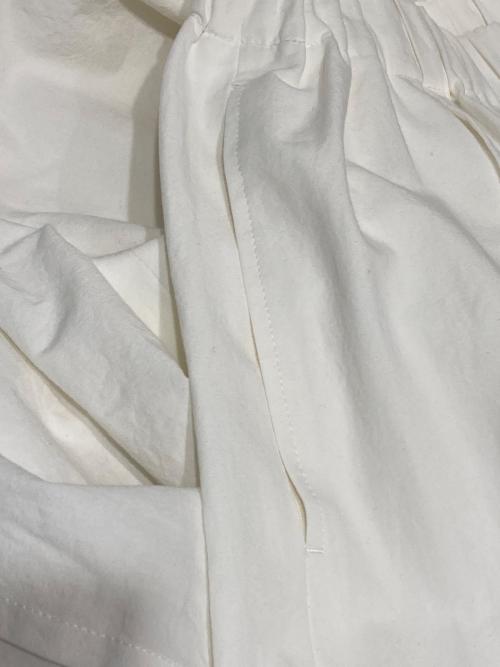 LOHEN（ローヘン）LOHEN (ローヘン) ハイカウント バルーンパンツ ホワイト サイズ:36の古着・服飾アイテム