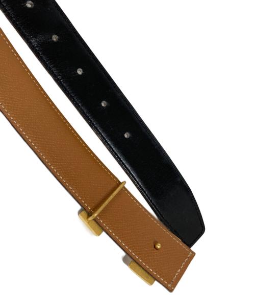 HERMES（エルメス）HERMES (エルメス) Hバックルコンスタンスベルト ブラックの古着・服飾アイテム