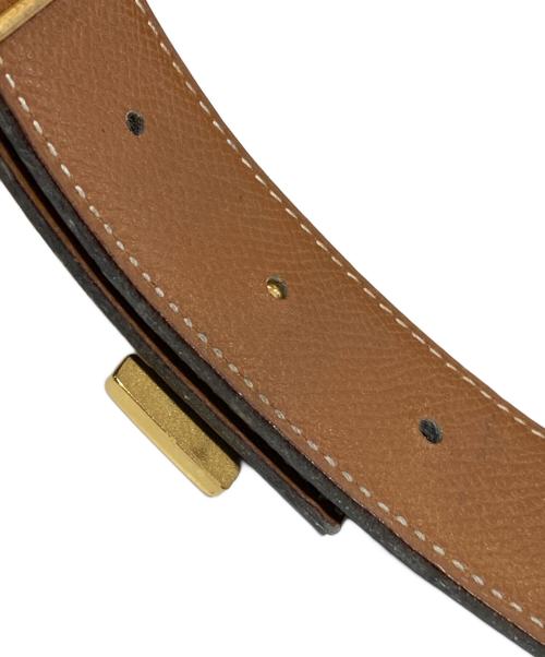 HERMES（エルメス）HERMES (エルメス) Hバックルコンスタンスベルト ブラックの古着・服飾アイテム