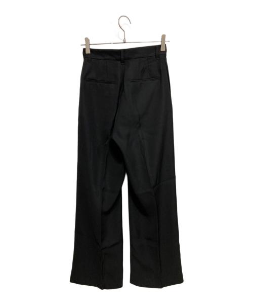 MARW UNITED ARROWS（マルゥ ユナイテッドアローズ）MARW UNITED ARROWS (マルゥ ユナイテッドアローズ) ドレープワイドテーパードパンツ ブラック サイズ:36の古着・服飾アイテム