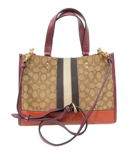 COACH（コーチ）COACH (コーチ) デンプシー2wayトートバック ブラウンの古着・服飾アイテム