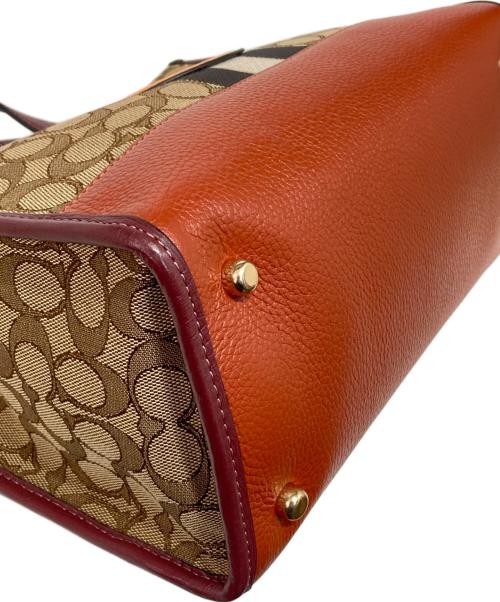 COACH（コーチ）COACH (コーチ) デンプシー2wayトートバック ブラウンの古着・服飾アイテム