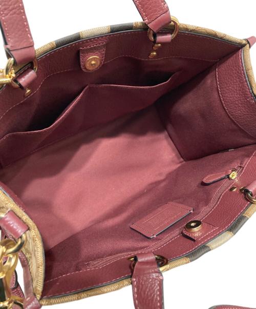 COACH（コーチ）COACH (コーチ) デンプシー2wayトートバック ブラウンの古着・服飾アイテム