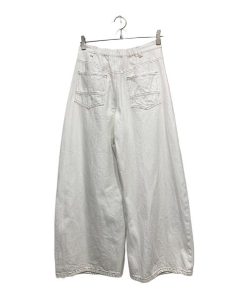 Cynical（シニカル）Cynical (シニカル) デニム カーブパンツ ホワイト サイズ:02の古着・服飾アイテム