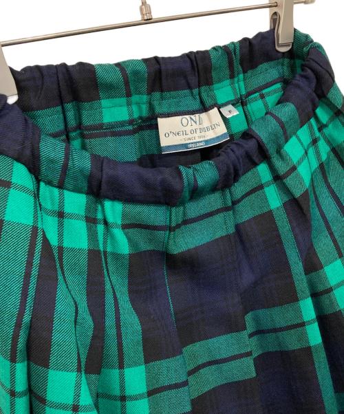 O'NEIL OF DUBLIN（オニールオブダブリン）O'NEIL OF DUBLIN (オニールオブダブリン) チェックプリーツスカート グリーン サイズ:Fの古着・服飾アイテム