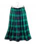 O'NEIL OF DUBLIN（オニールオブダブリン）の古着「チェックプリーツスカート」｜グリーン