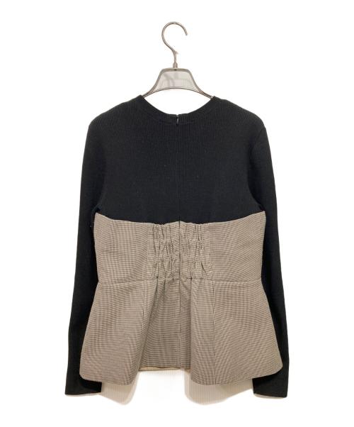 Apuweiser-riche（アプワイザーリッシェ）Apuweiser-riche (アプワイザーリッシェ) ベアビスチェドッキングニット ブラック サイズ:2の古着・服飾アイテム