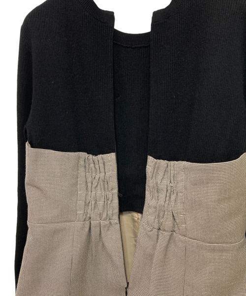 Apuweiser-riche（アプワイザーリッシェ）Apuweiser-riche (アプワイザーリッシェ) ベアビスチェドッキングニット ブラック サイズ:2の古着・服飾アイテム