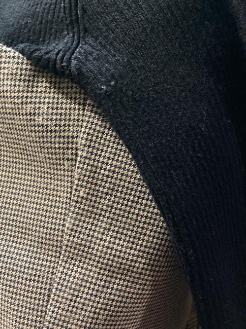 Apuweiser-riche（アプワイザーリッシェ）Apuweiser-riche (アプワイザーリッシェ) ベアビスチェドッキングニット ブラック サイズ:2の古着・服飾アイテム