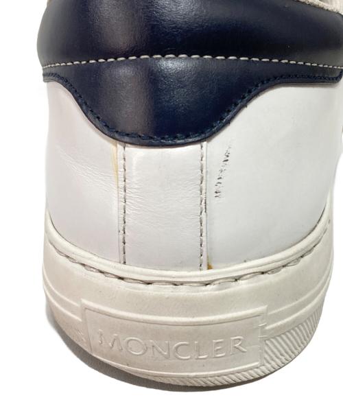 MONCLER（モンクレール）MONCLER (モンクレール) モンペリエ-ローカットスニーカー レッド×ホワイト サイズ:43の古着・服飾アイテム
