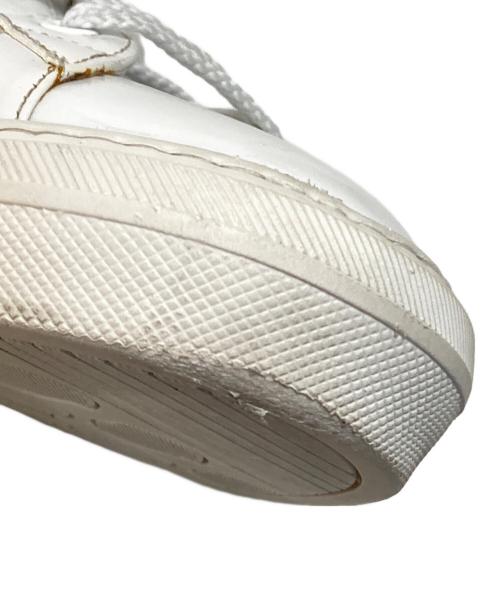 MONCLER（モンクレール）MONCLER (モンクレール) モンペリエ-ローカットスニーカー レッド×ホワイト サイズ:43の古着・服飾アイテム