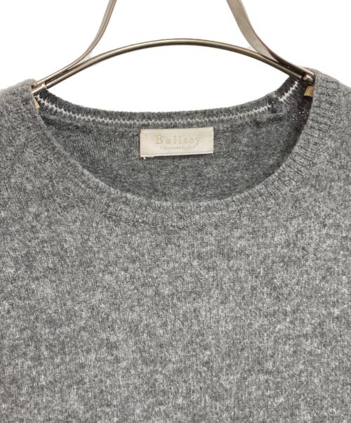 BALLSEY（ボールジィ）BALLSEY (ボールジィ) ウルトラファインウール クルーネックプルオーバー グレー サイズ:Sの古着・服飾アイテム
