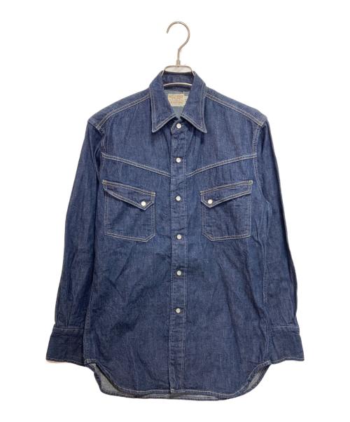 LEVI STRAUSS（リーヴァイ・ストラウス）LEVI STRAUSS (リーヴァイ・ストラウス) デニムウエスタンシャツ インディゴ サイズ:40(L)の古着・服飾アイテム