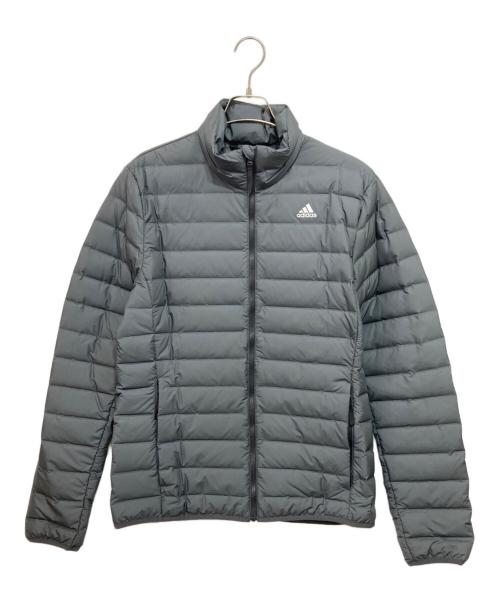 adidas（アディダス）adidas (アディダス) ダウンジャケット グレー サイズ:J:O/KR:XLの古着・服飾アイテム