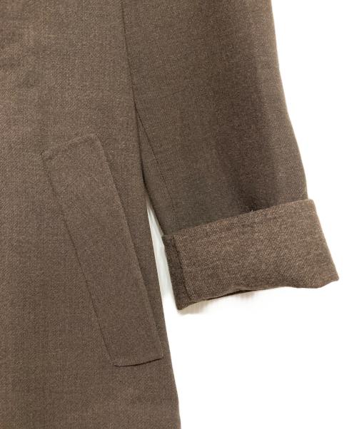 CELINE（セリーヌ）CELINE (セリーヌ) ウールカシミヤラグランコート ブラウン サイズ:38の古着・服飾アイテム