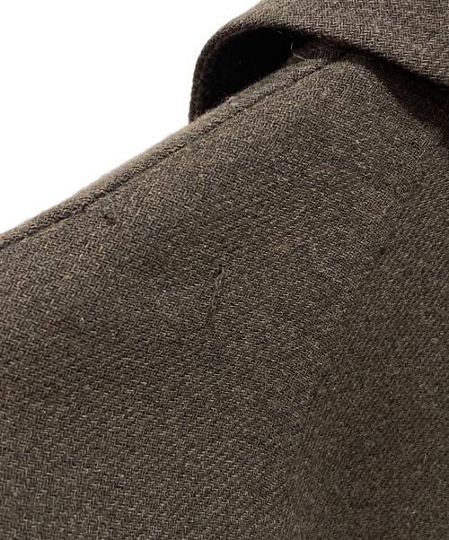 CELINE（セリーヌ）CELINE (セリーヌ) ウールカシミヤラグランコート ブラウン サイズ:38の古着・服飾アイテム