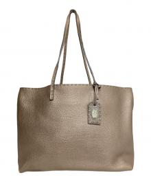 FENDI（フェンディ）の古着「セレリア ステッチ トートバッグ」｜ブラウン