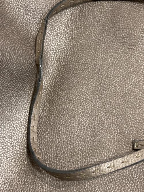 FENDI（フェンディ）FENDI (フェンディ) セレリア ステッチ トートバッグ ブラウンの古着・服飾アイテム