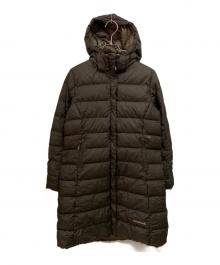 mont-bell（モンベル）の古着「トラベルダウンロングコート」｜ブラウン