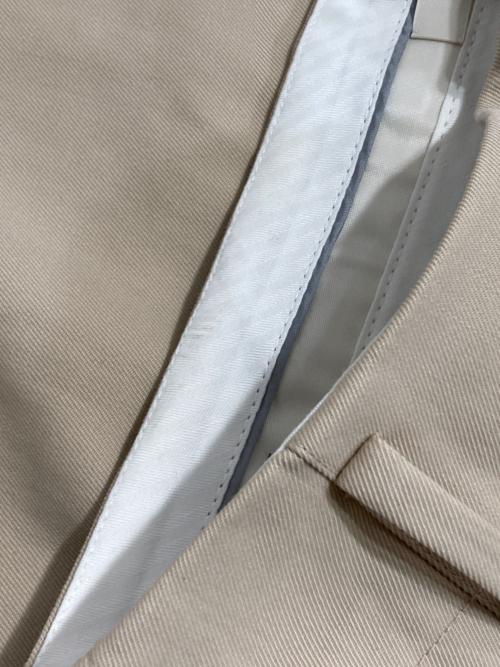 BLAMINK（ブラミンク）BLAMINK (ブラミンク) ウールコットン ロングトラペーズスカート ベージュ サイズ:38の古着・服飾アイテム