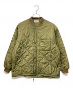GOLDEN MILLESゴールデンマイルズ）の古着「キルティングジャケット」｜オリーブ