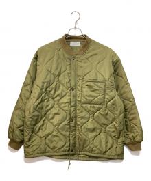 GOLDEN MILLES（ゴールデンマイルズ）の古着「キルティングジャケット」｜オリーブ