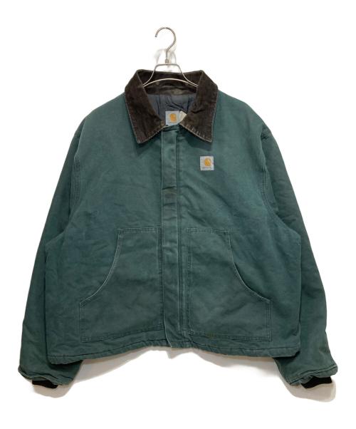 CarHartt（カーハート）CarHartt (カーハート) トラディショナルジャケット グレー×グリーン サイズ:3XLの古着・服飾アイテム