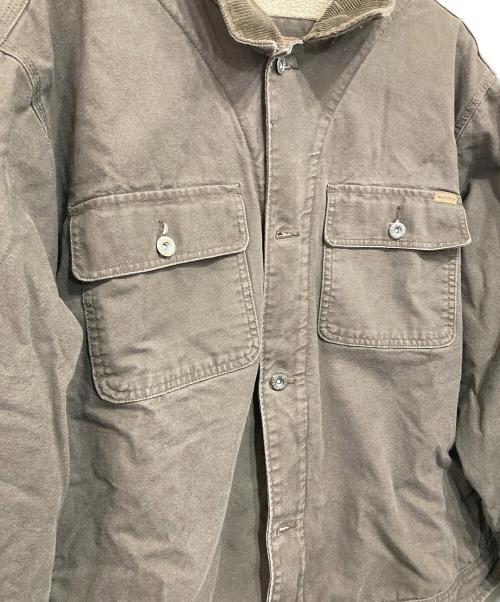 WOOLRICH（ウールリッチ）WOOLRICH (ウールリッチ) 裏ボアデニムジャケット ブラウン サイズ:XXLの古着・服飾アイテム
