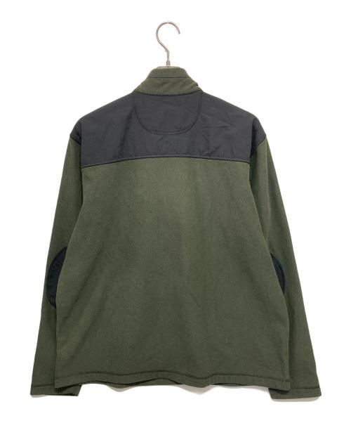 CarHartt（カーハート）CarHartt (カーハート) Half-Zip Sweater Fleece ブラック×オリーブ サイズ:Lの古着・服飾アイテム