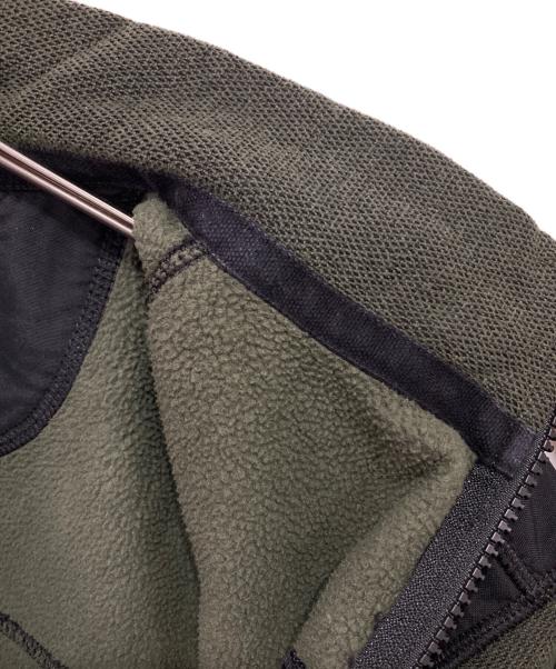 CarHartt（カーハート）CarHartt (カーハート) Half-Zip Sweater Fleece ブラック×オリーブ サイズ:Lの古着・服飾アイテム