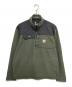 CarHartt（カーハート）の古着「Half-Zip Sweater Fleece」｜ブラック×オリーブ