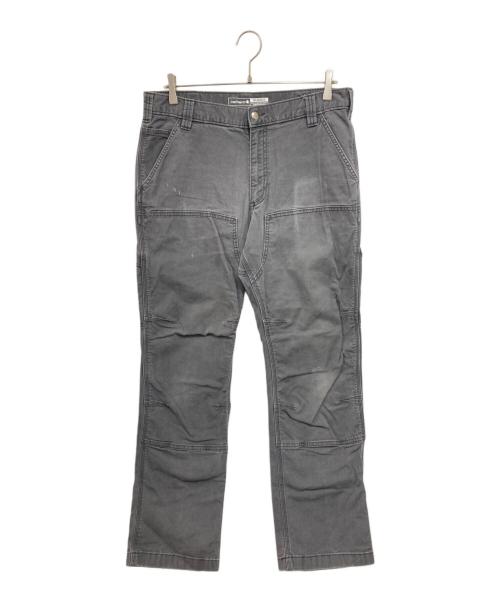 CarHartt（カーハート）CarHartt (カーハート) ダブルニーペインターパンツ ブラック サイズ:34×32の古着・服飾アイテム