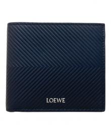 LOEWE（ロエベ）の古着「バイフォールド コインウォレット」｜ネイビー