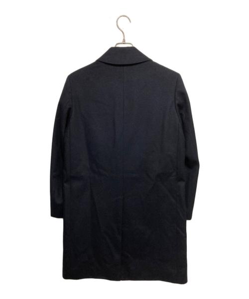 MACKINTOSH PHILOSOPHY（マッキントッシュ フィロソフィー）MACKINTOSH PHILOSOPHY (マッキントッシュ フィロソフィー) WELLINGTON ウールステンカラーコート ネイビー サイズ:36の古着・服飾アイテム