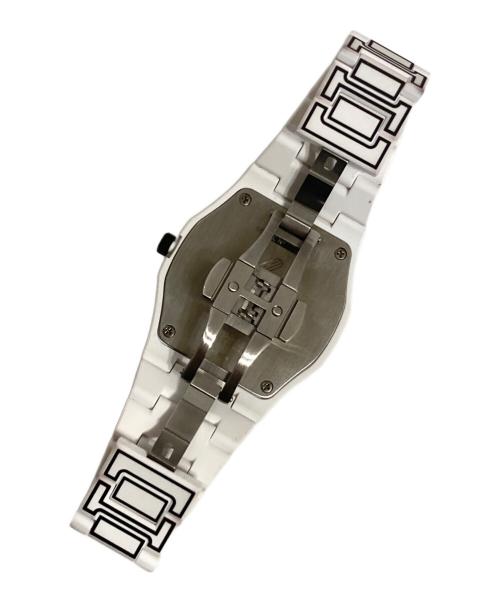 D1 MILANO（ディーワン ミラノ）D1 MILANO (ディーワン ミラノ) POLYCARBON/ポリカーボン ホワイトスケッチウォッチ ホワイトの古着・服飾アイテム