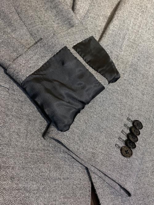 BLACK LABEL CRESTBRIDGE（ブラックレーベル クレストブリッジ）BLACK LABEL CRESTBRIDGE (ブラックレーベル クレストブリッジ) セットアップスーツ グレー サイズ:-の古着・服飾アイテム