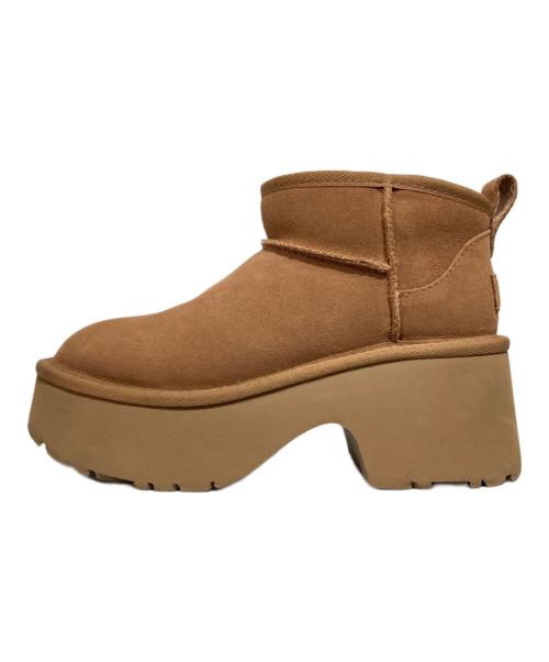 UGG（アグ）UGG (アグ) Classic Ultra Mini New Heights/クラシック ウルトラ ミニ ニュー ハイツ ブラウン サイズ:22の古着・服飾アイテム