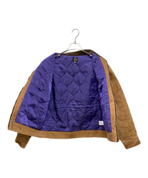 Needles（ニードルズ）Needles (ニードルズ) Zipped Work Jacket ブラウン サイズ:Sの古着・服飾アイテム