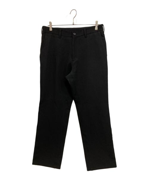 COMME des GARCONS HOMME（コムデギャルソン オム）COMME des GARCONS HOMME (コムデギャルソン オム) ウールテーパードスラックス ブラック サイズ:Lの古着・服飾アイテム