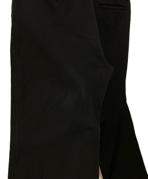 COMME des GARCONS HOMME（コムデギャルソン オム）COMME des GARCONS HOMME (コムデギャルソン オム) ウールテーパードスラックス ブラック サイズ:Lの古着・服飾アイテム