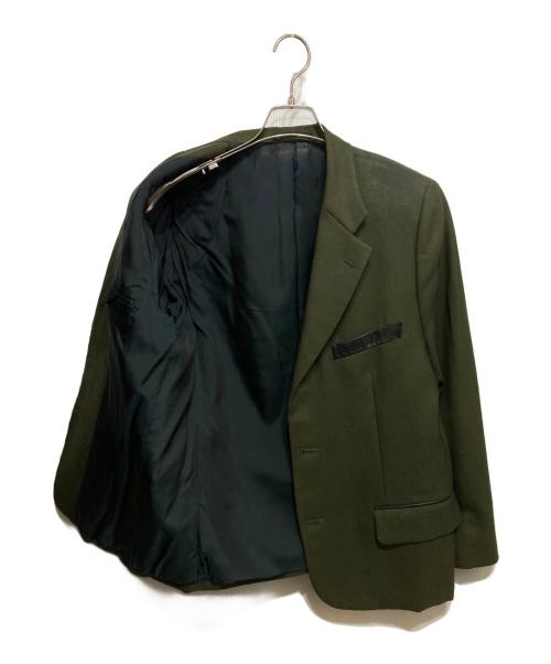 COMME des GARCONS HOMME PLUS（コムデギャルソンオムプリュス）COMME des GARCONS HOMME PLUS (コムデギャルソンオムプリュス) 3Bウールテーラードジャケット オリーブ サイズ:Sの古着・服飾アイテム