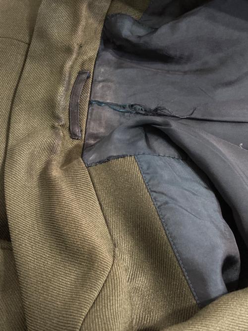 COMME des GARCONS HOMME PLUS（コムデギャルソンオムプリュス）COMME des GARCONS HOMME PLUS (コムデギャルソンオムプリュス) 3Bウールテーラードジャケット オリーブ サイズ:Sの古着・服飾アイテム