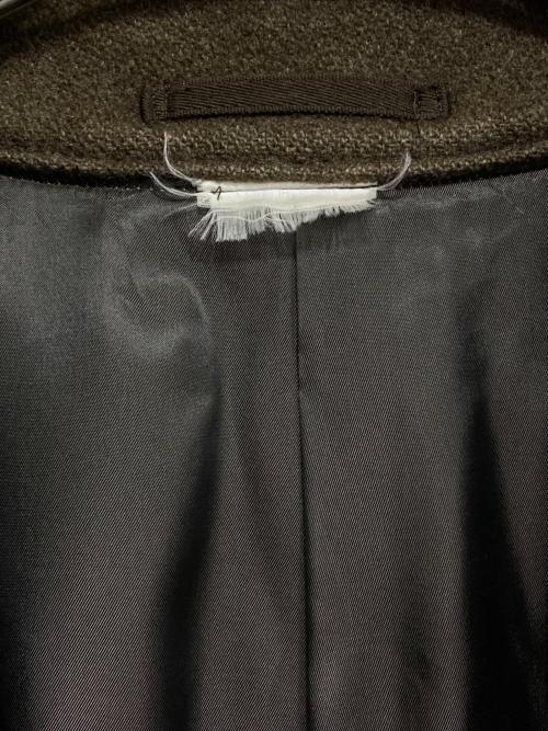 COMME des GARCONS HOMME PLUS（コムデギャルソンオムプリュス）COMME des GARCONS HOMME PLUS (コムデギャルソンオムプリュス) ウールナイロンミリタリーコート カーキ サイズ:Sの古着・服飾アイテム