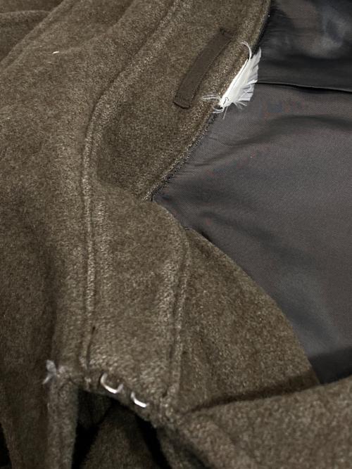 COMME des GARCONS HOMME PLUS（コムデギャルソンオムプリュス）COMME des GARCONS HOMME PLUS (コムデギャルソンオムプリュス) ウールナイロンミリタリーコート カーキ サイズ:Sの古着・服飾アイテム