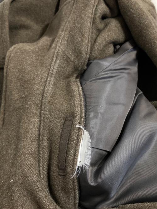 COMME des GARCONS HOMME PLUS（コムデギャルソンオムプリュス）COMME des GARCONS HOMME PLUS (コムデギャルソンオムプリュス) ウールナイロンミリタリーコート カーキ サイズ:Sの古着・服飾アイテム